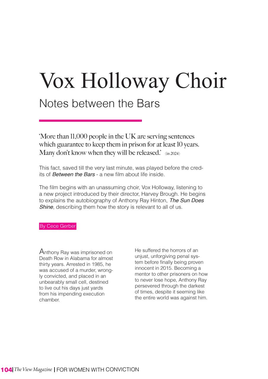 The View Magazine Preview Pages