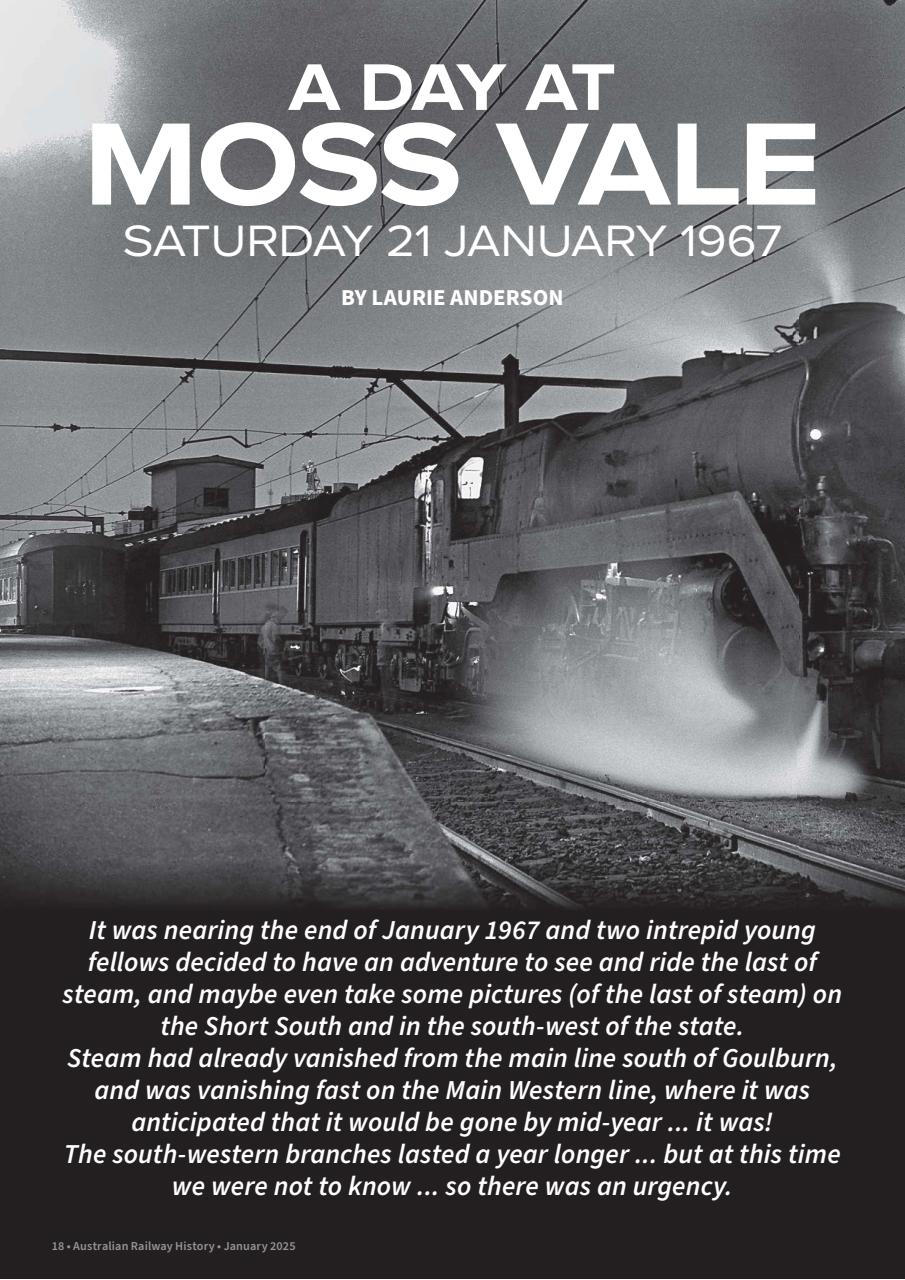 Australian Railway History Preview Pages