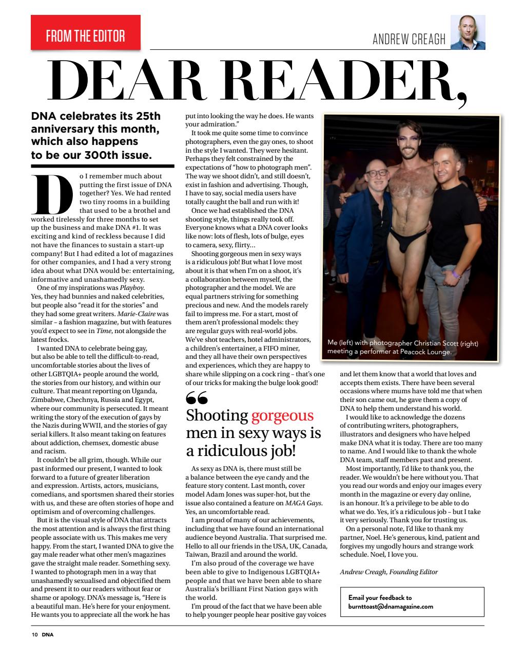 DNA Magazine Preview Pages