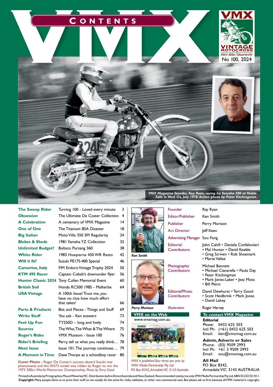 VMX Magazine Preview Pages