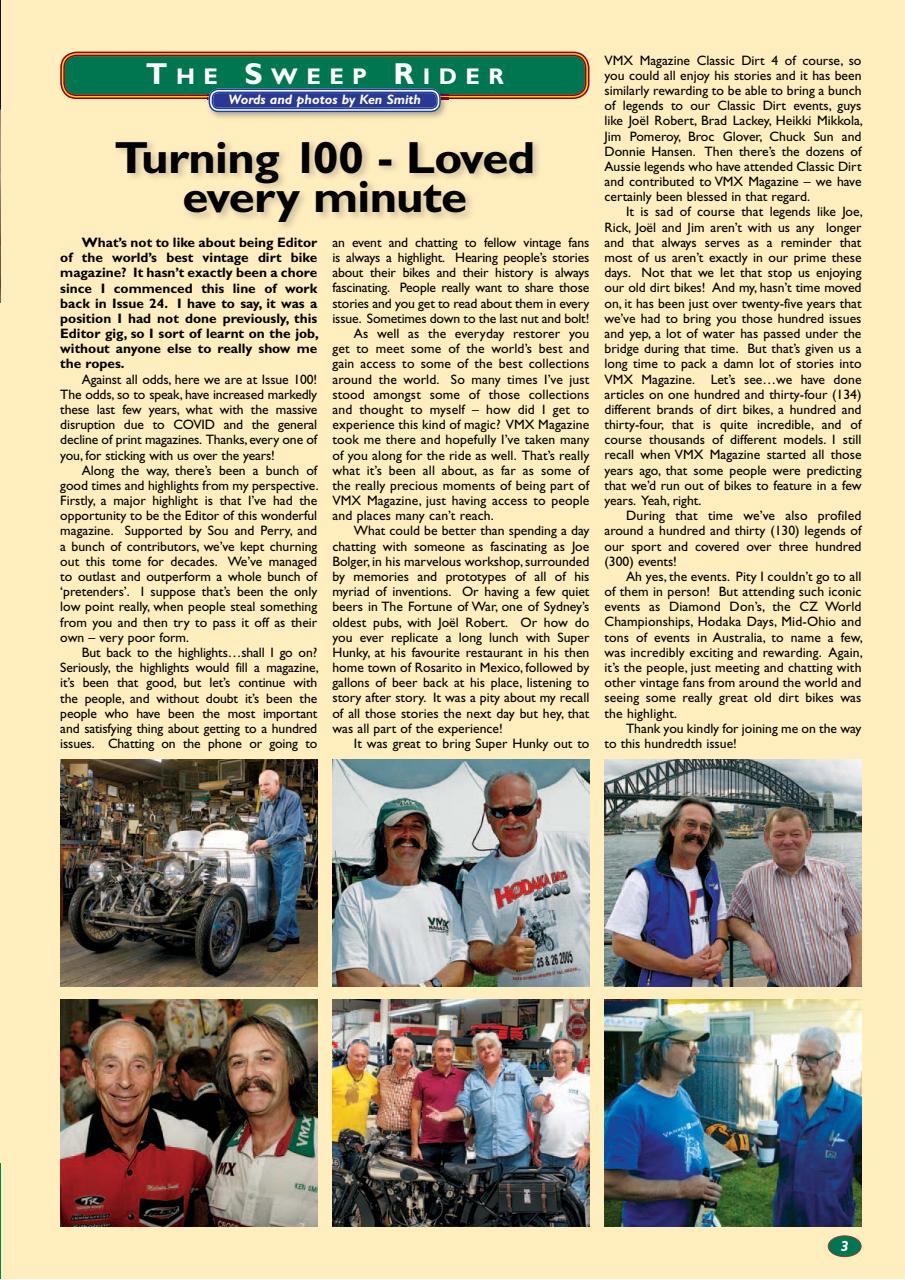 VMX Magazine Preview Pages