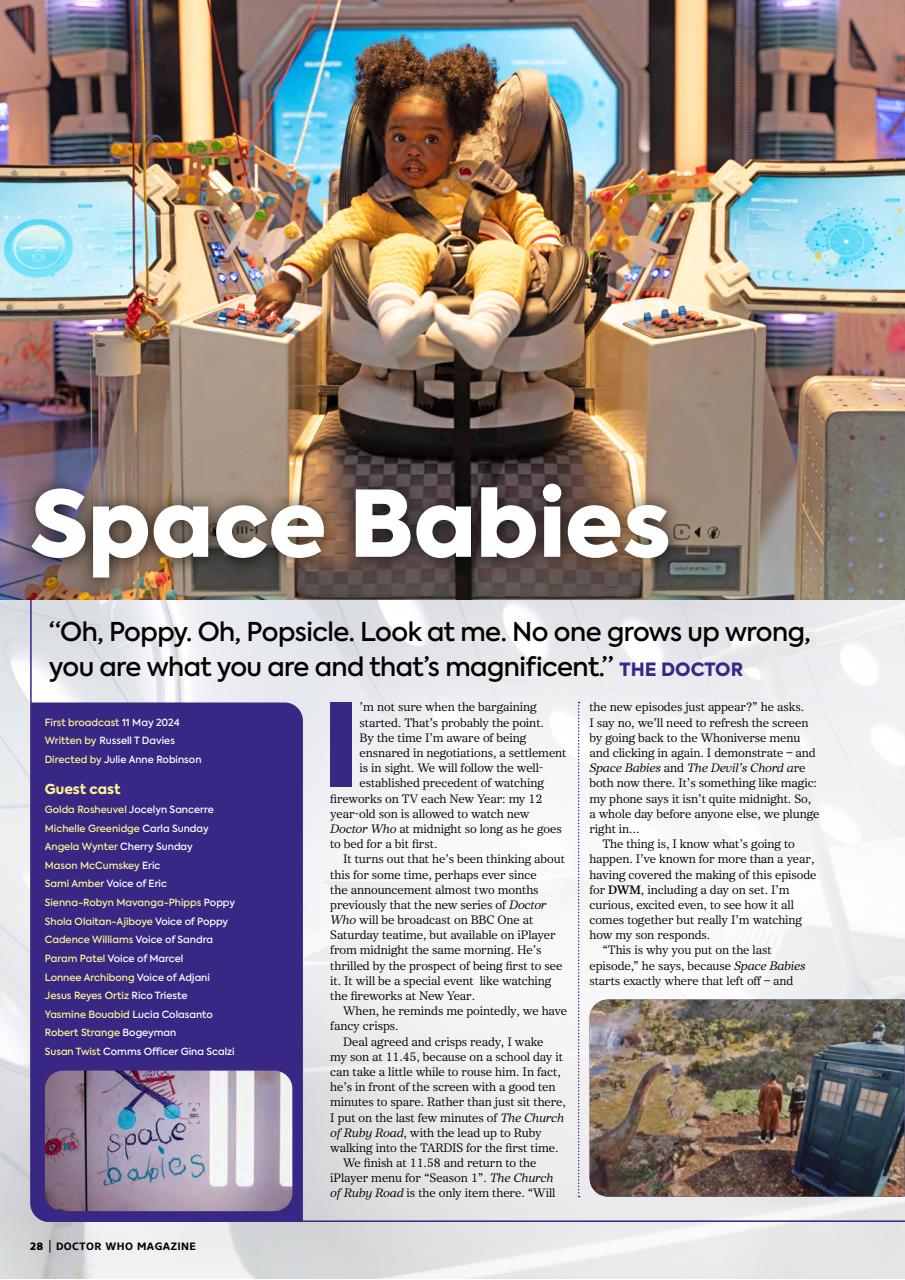 Doctor Who Magazine Preview Pages