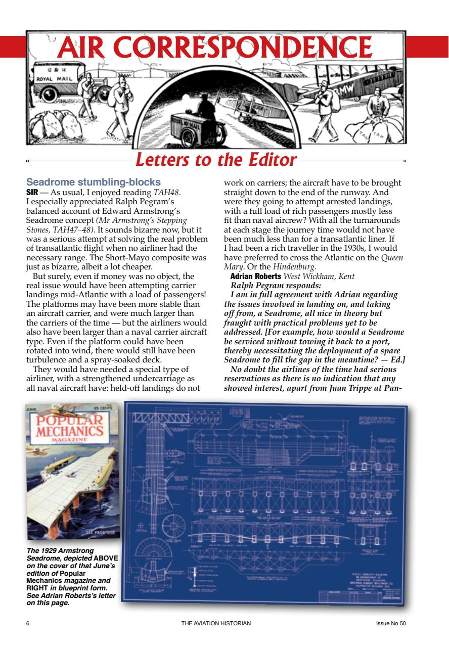 The Aviation Historian Magazine Preview Pages