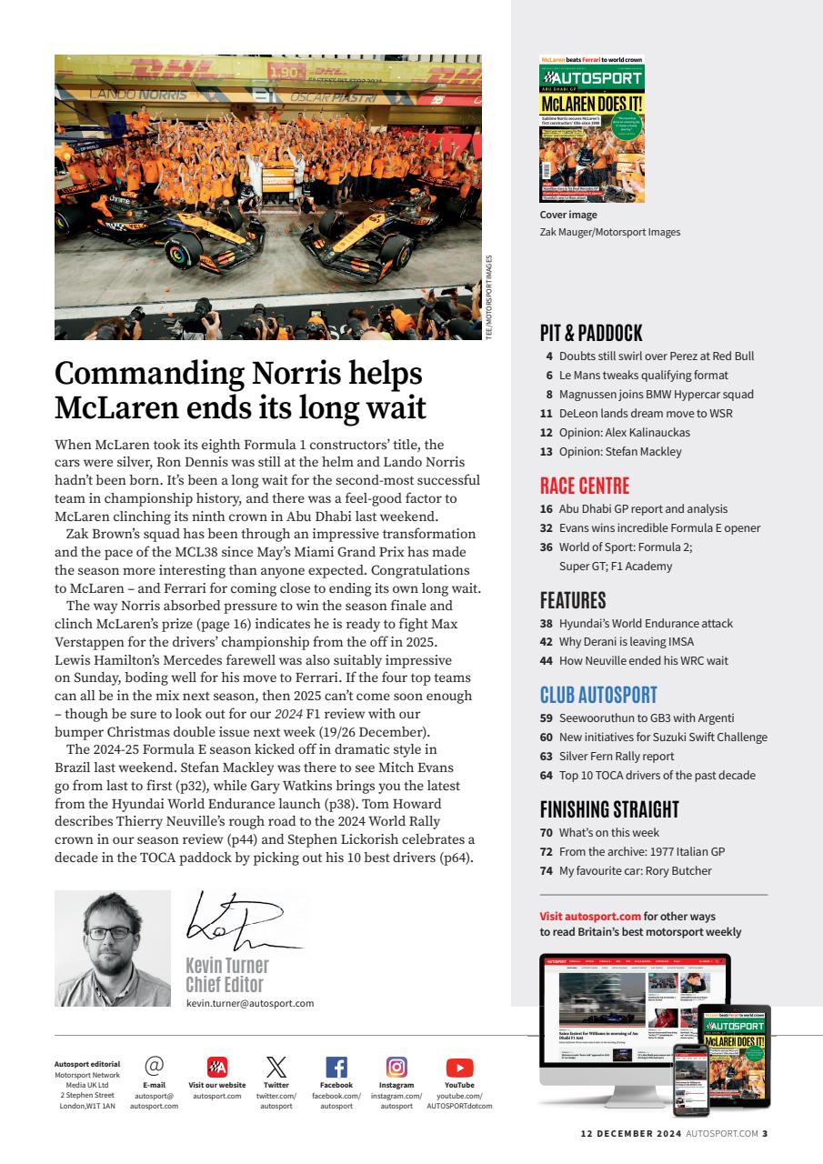 Autosport Preview Pages