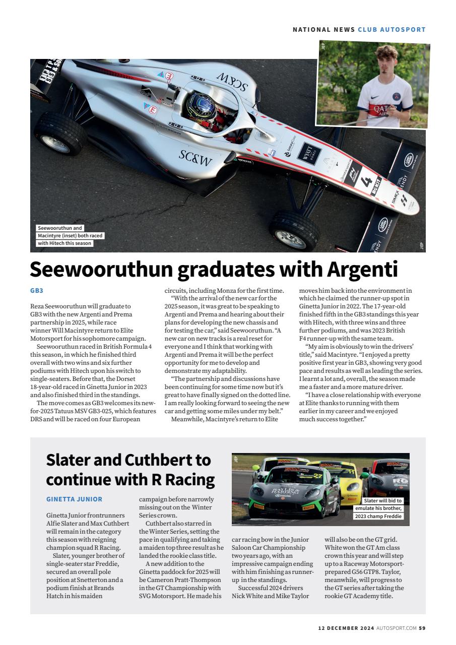 Autosport Preview Pages