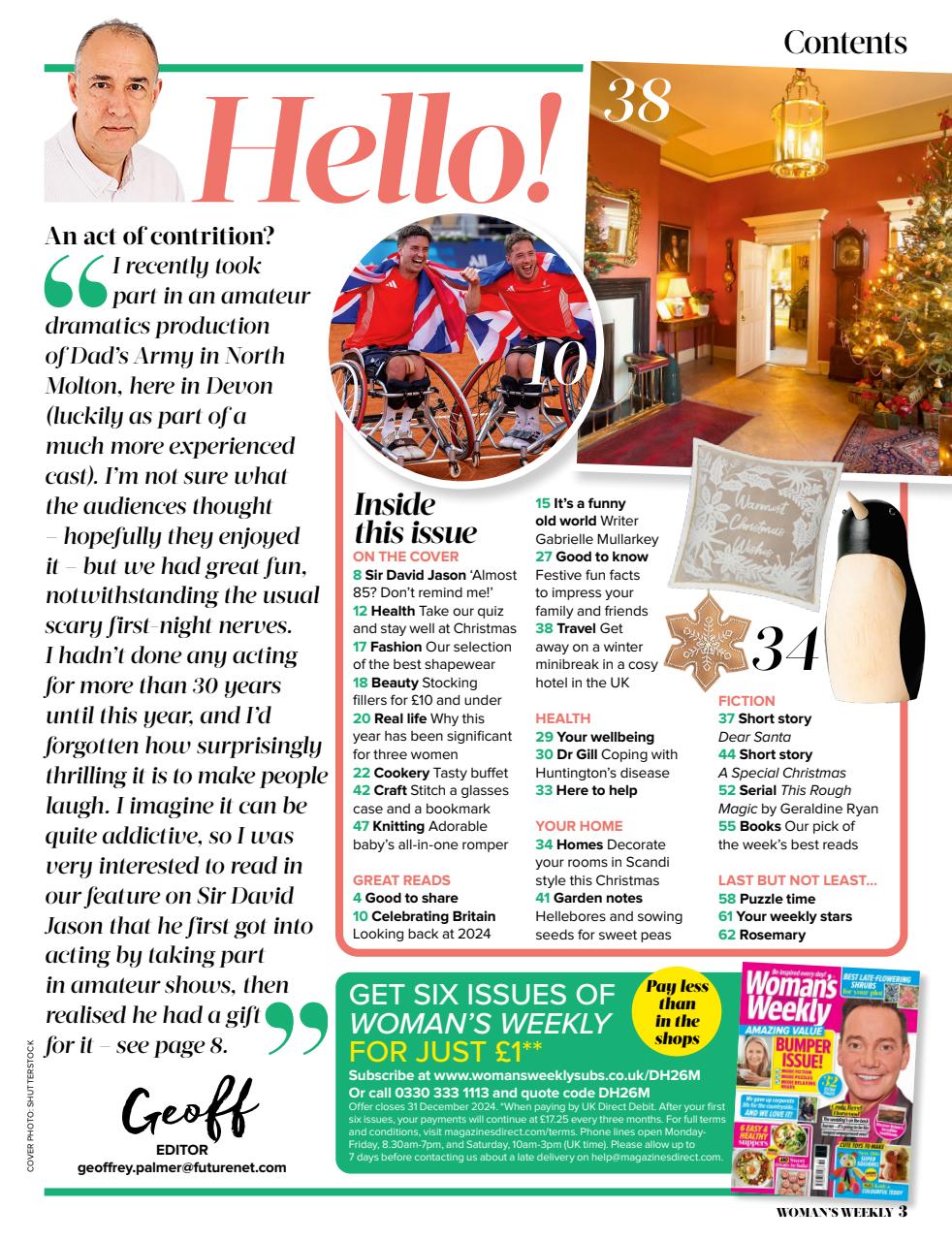 Woman's Weekly Preview Pages