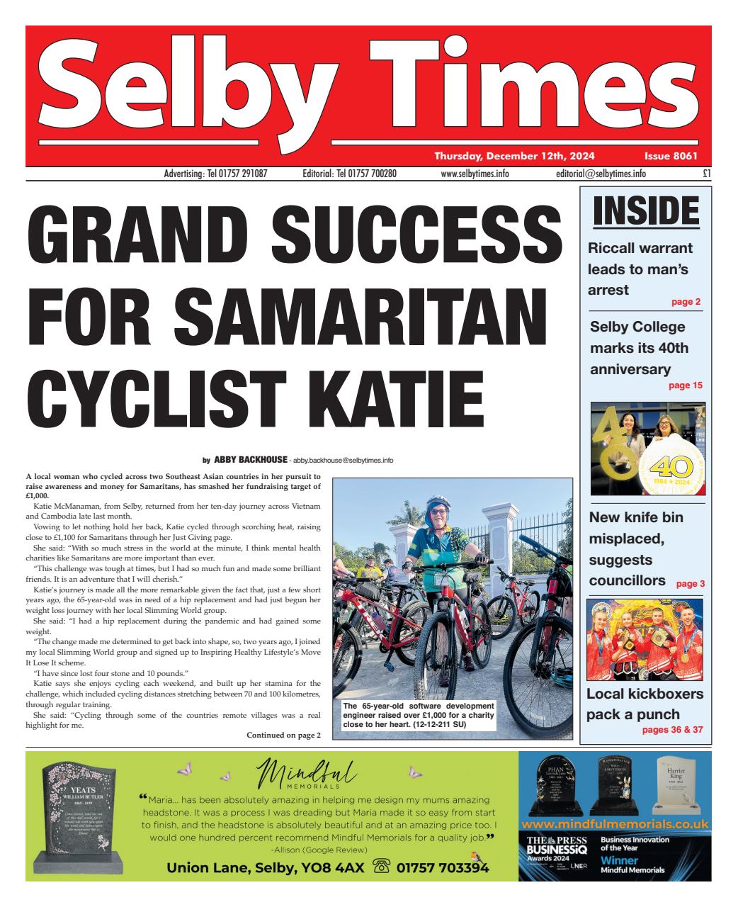Selby Times Preview Pages