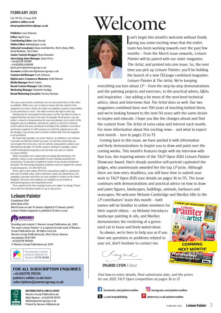 Leisure Painter & The Artist Preview Pages