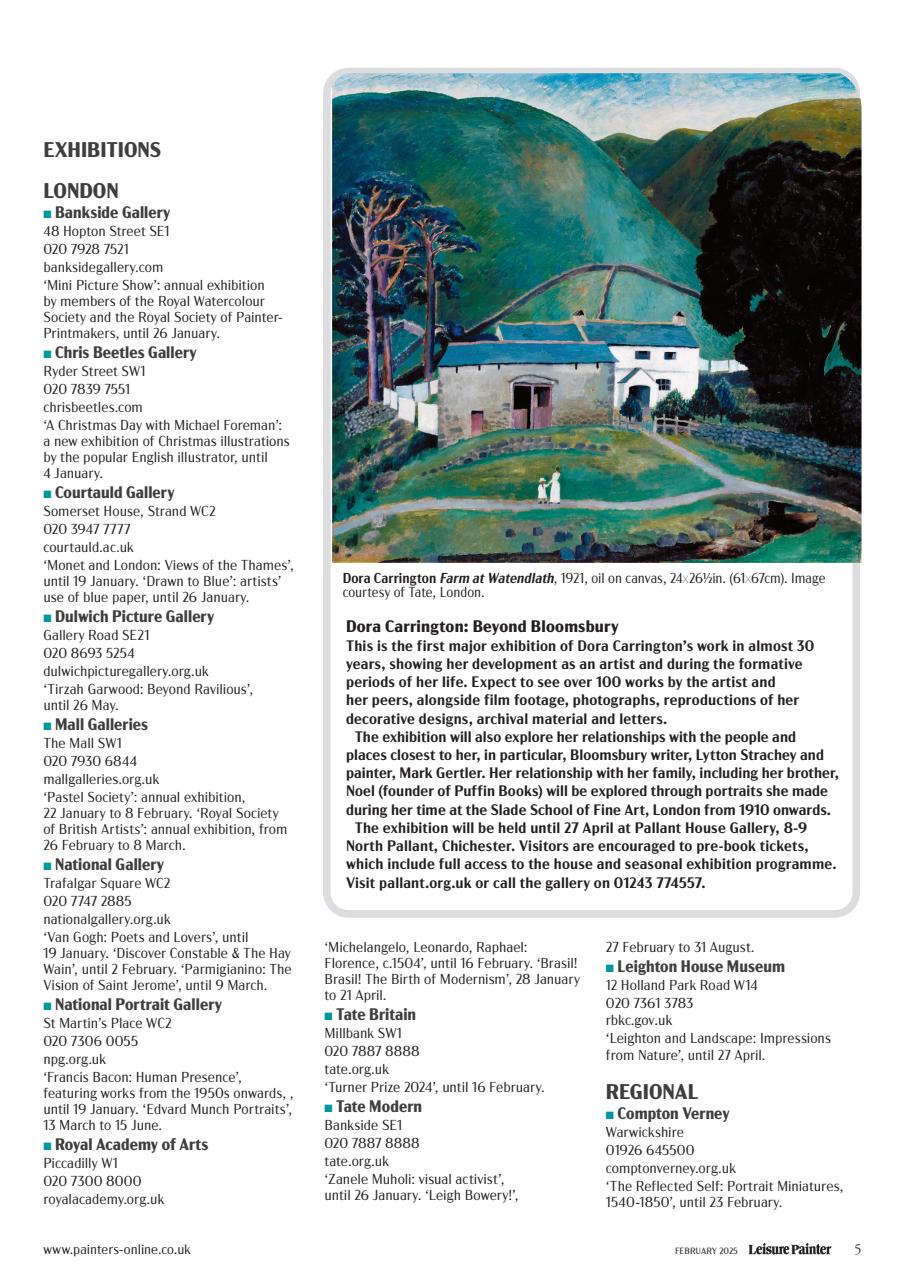 Leisure Painter & The Artist Preview Pages