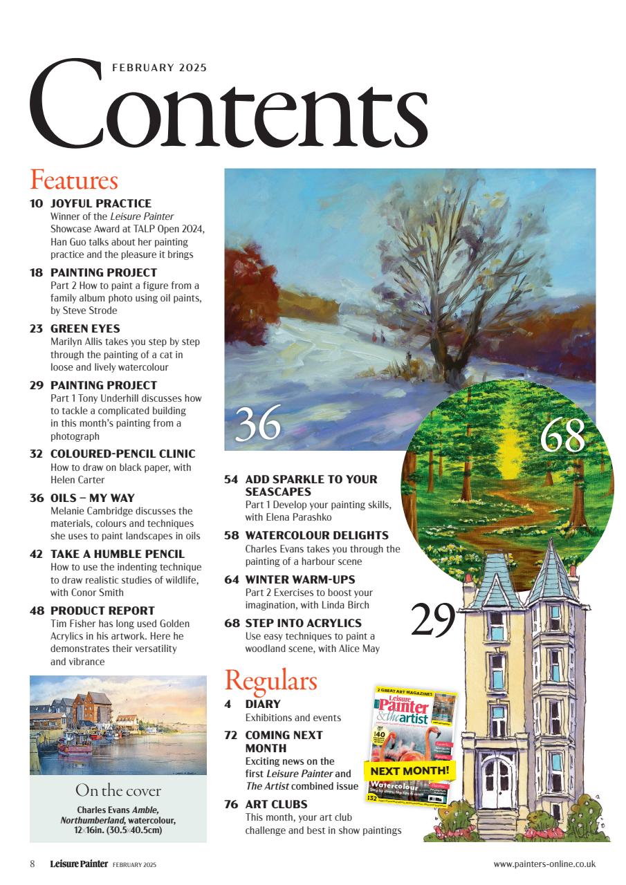 Leisure Painter & The Artist Preview Pages