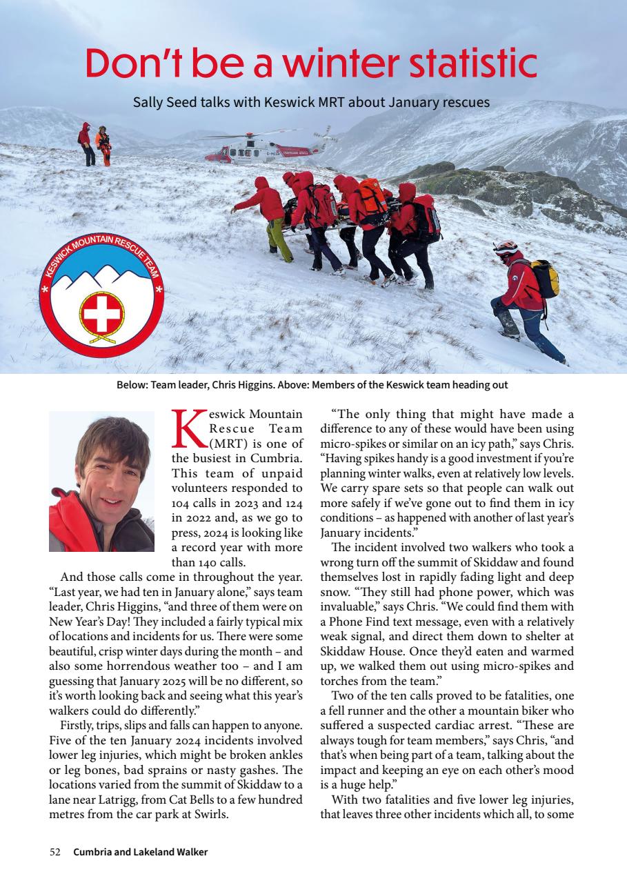 Cumbria and Lakeland Walker Preview Pages