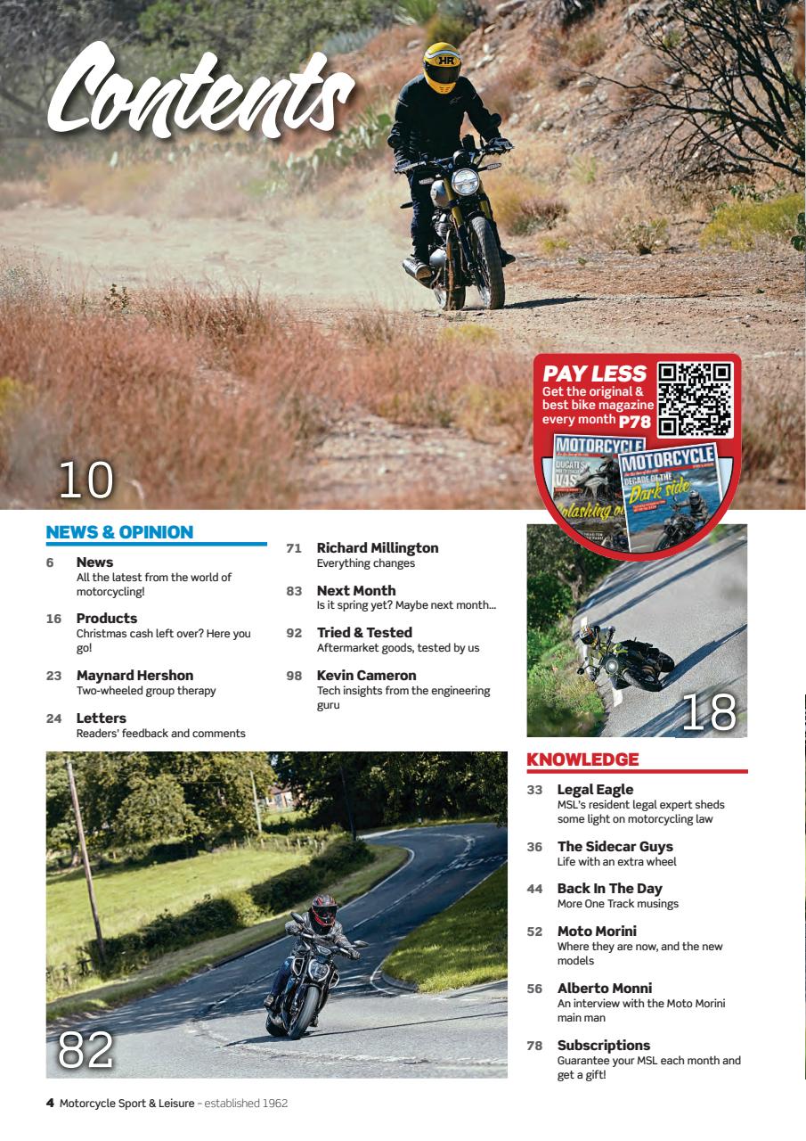 Motorcycle Sport & Leisure Preview Pages