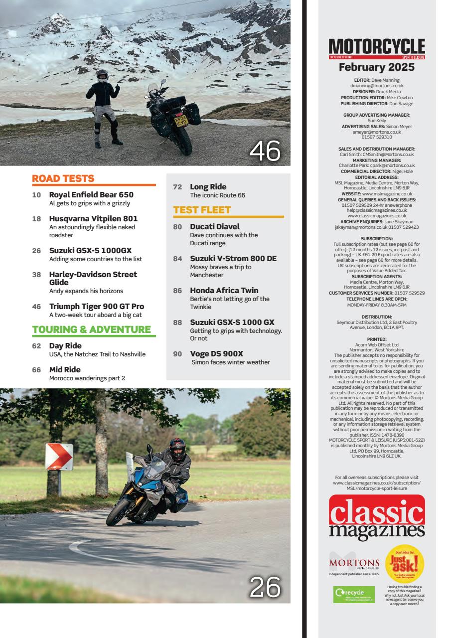 Motorcycle Sport & Leisure Preview Pages