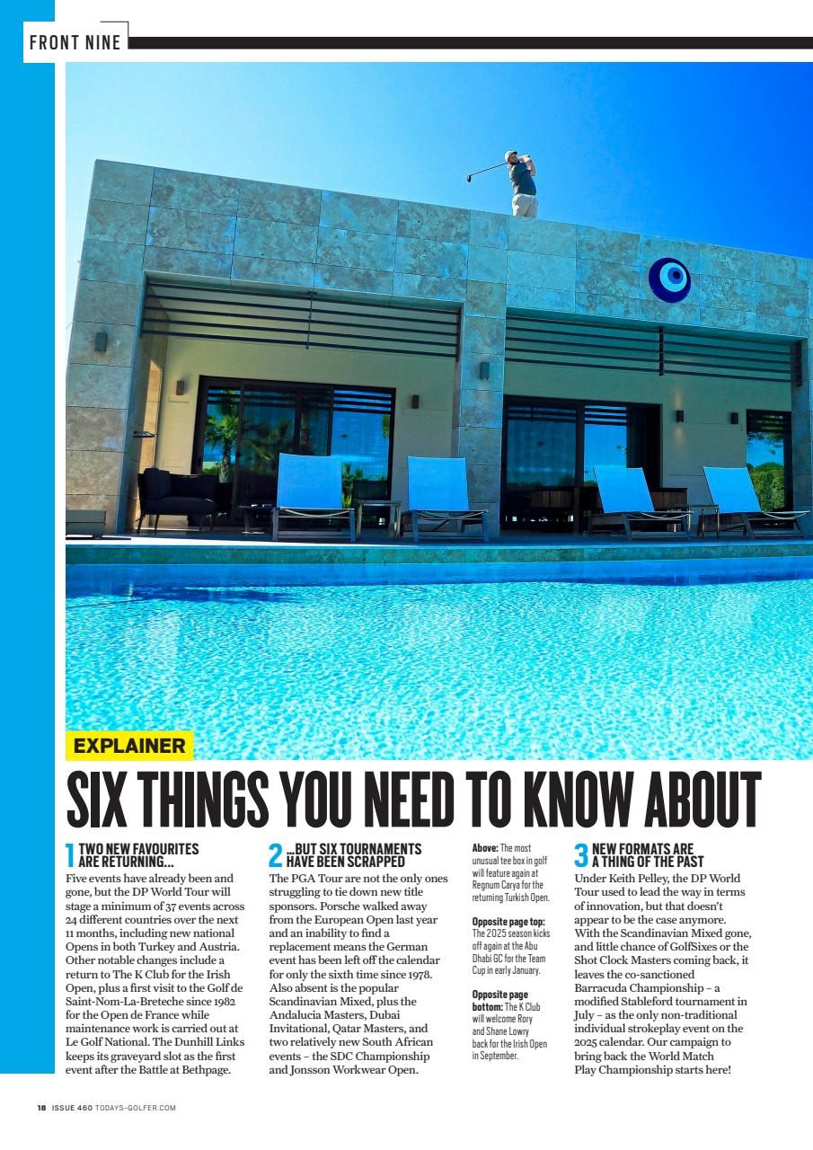 Today's Golfer Preview Pages