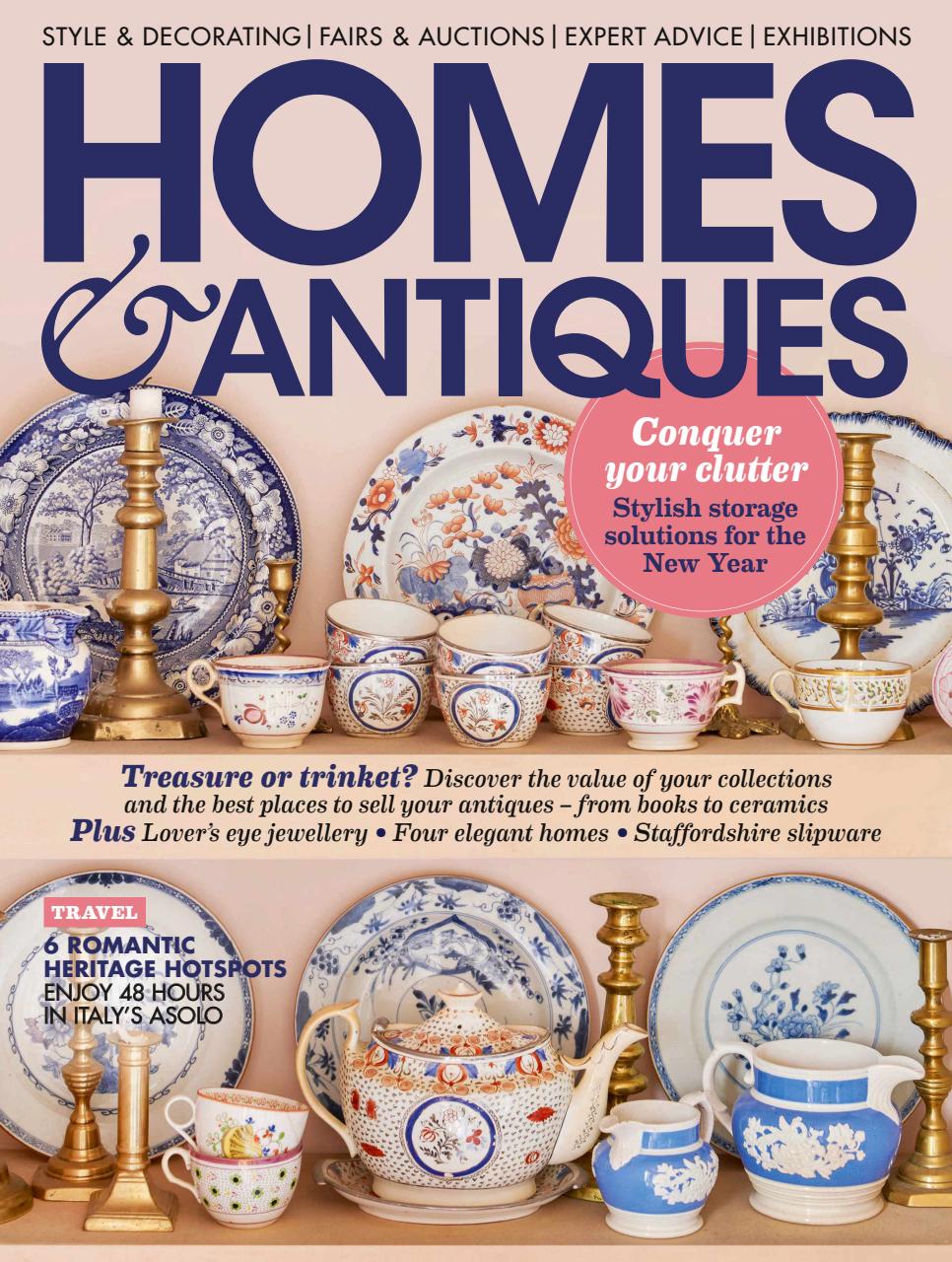 Homes & Antiques Magazine Preview Pages