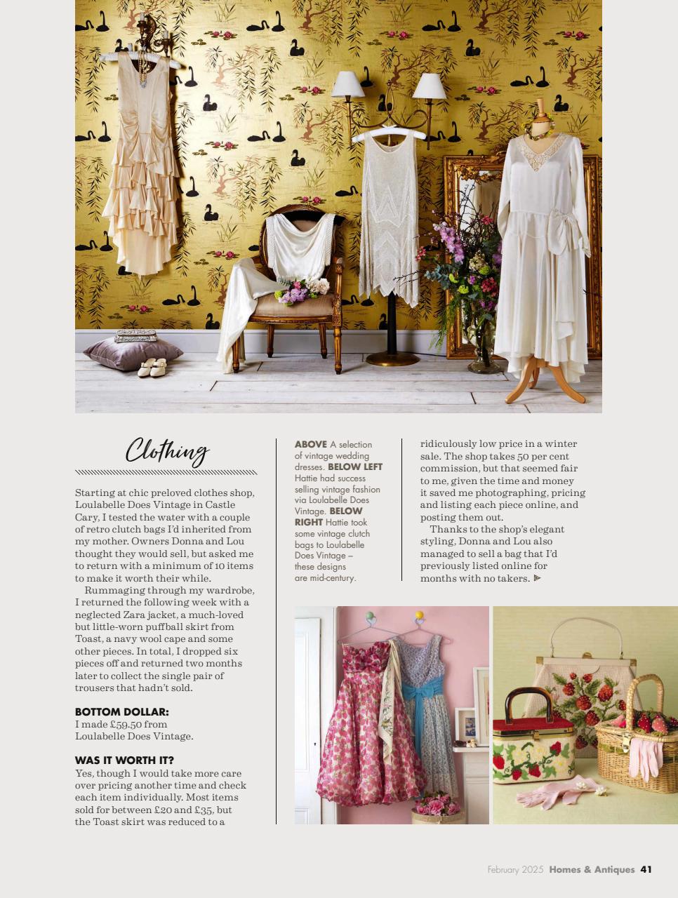 Homes & Antiques Magazine Preview Pages