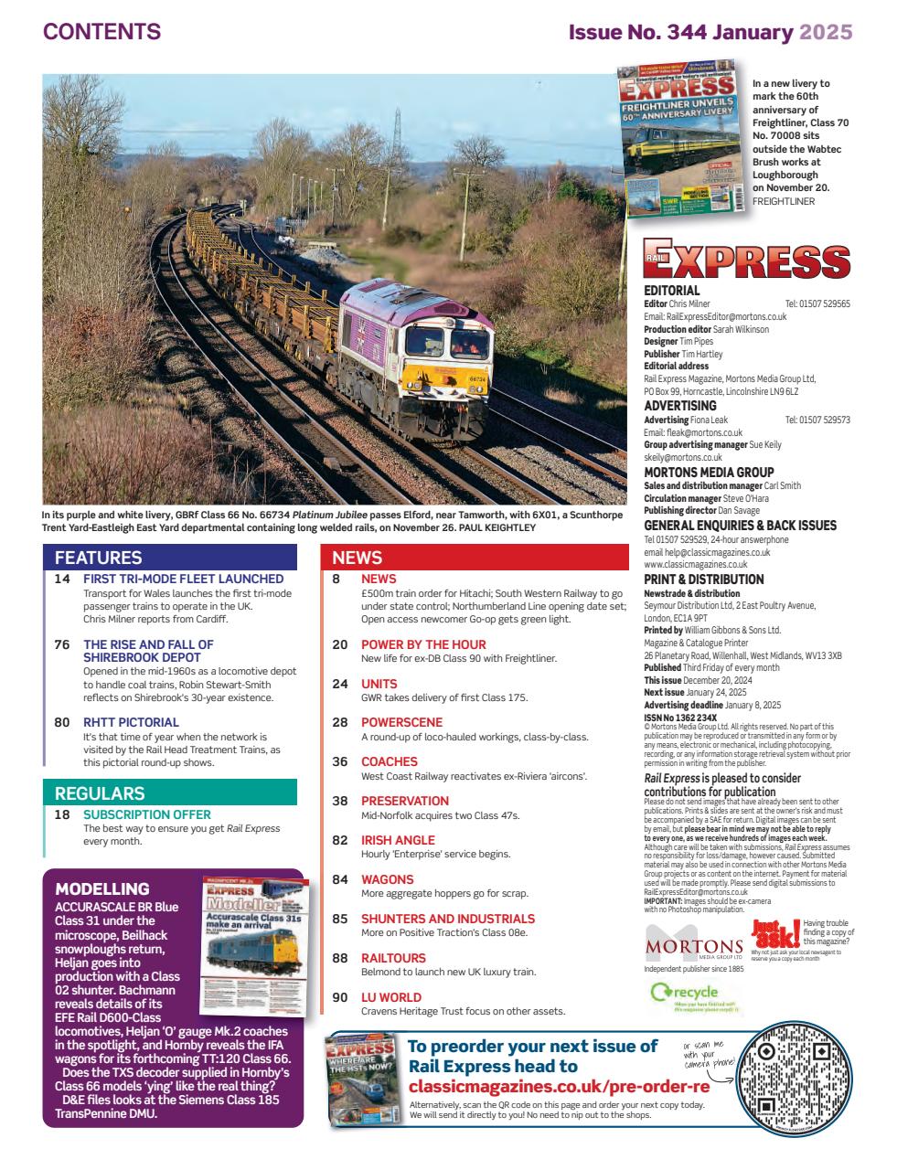 Rail Express Preview Pages