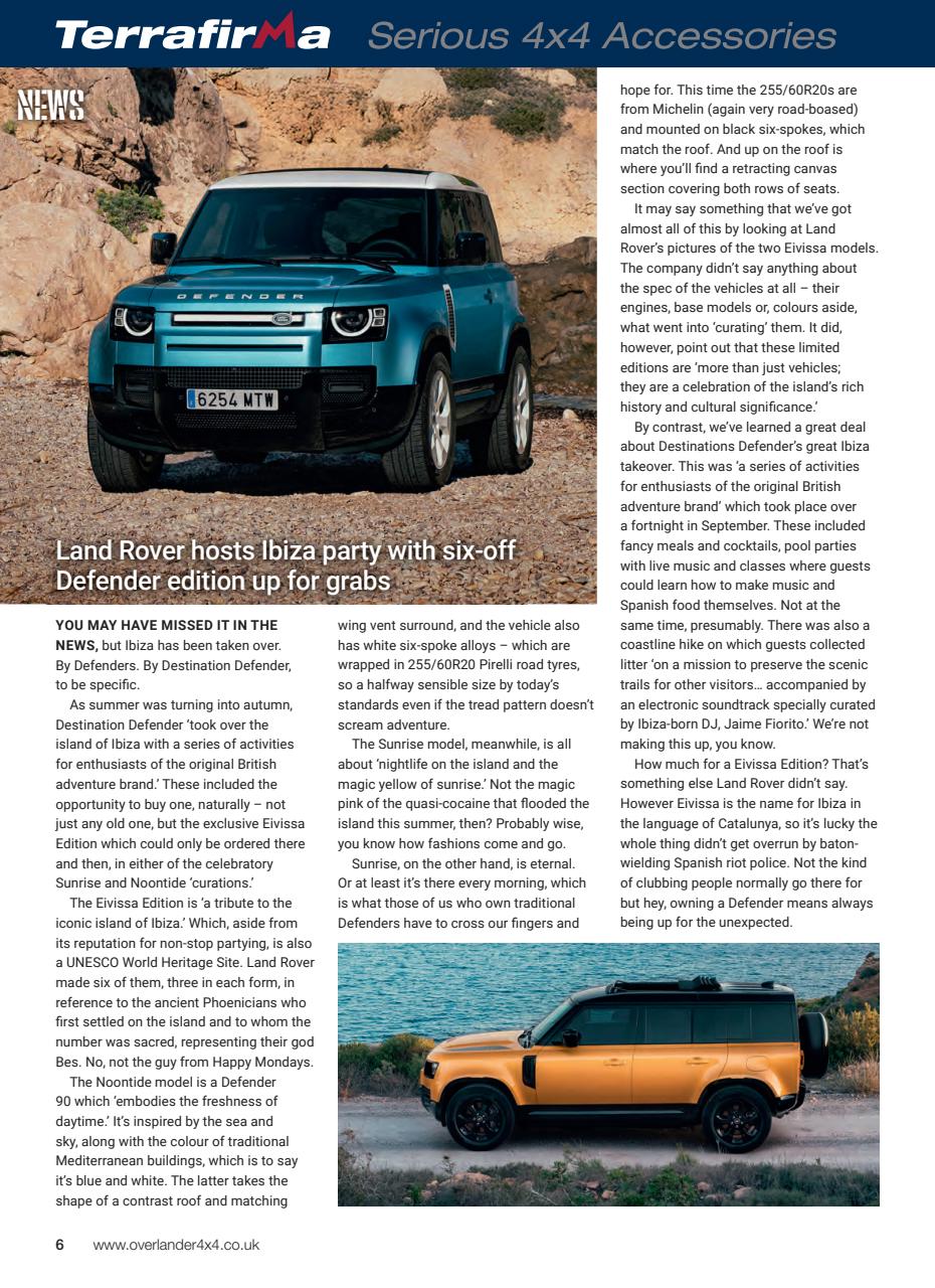Overlander 4X4 Preview Pages