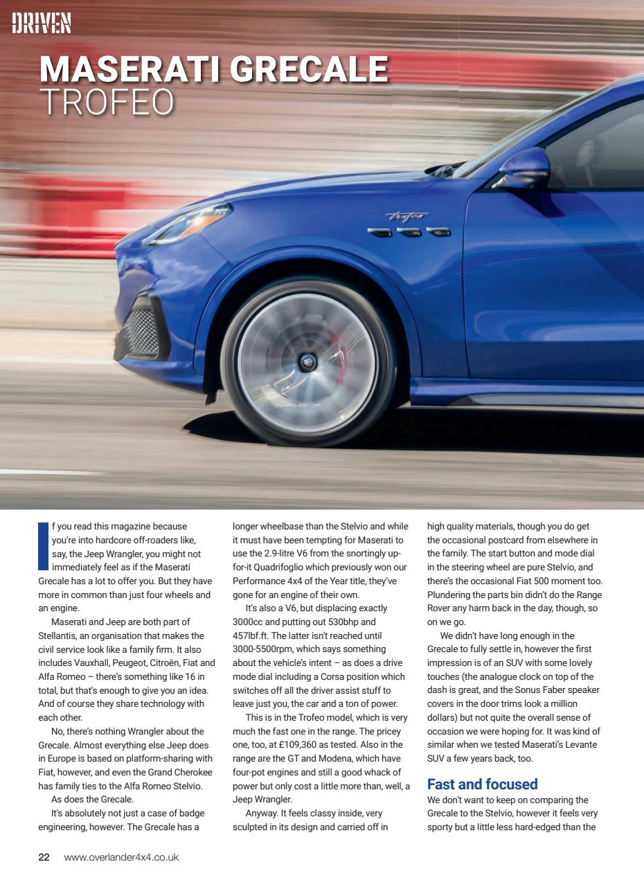 Overlander 4X4 Preview Pages