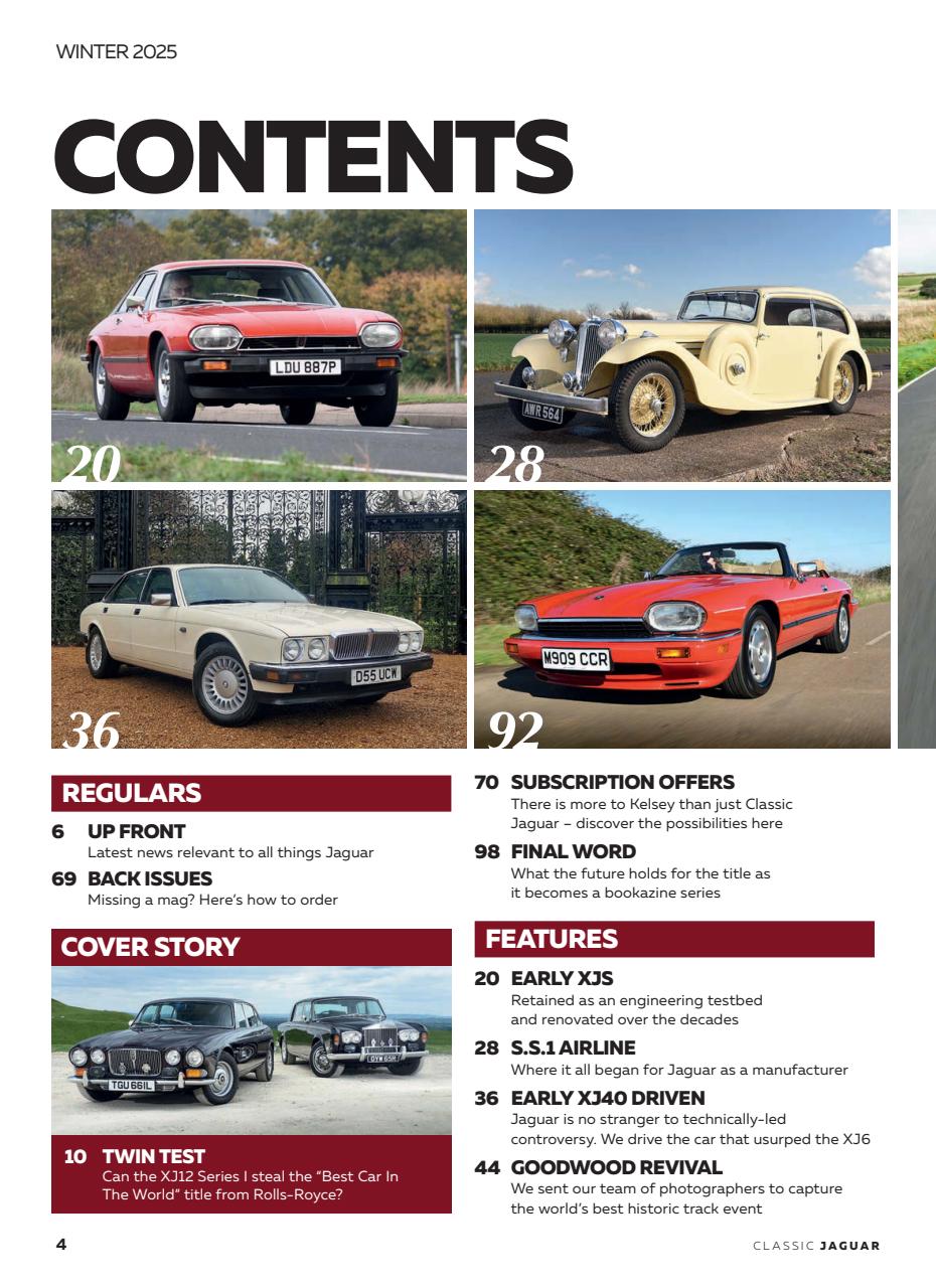 Classic Jaguar Preview Pages