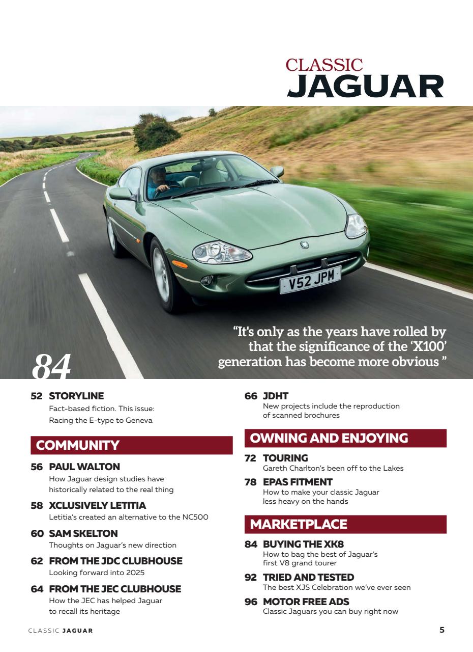 Classic Jaguar Preview Pages