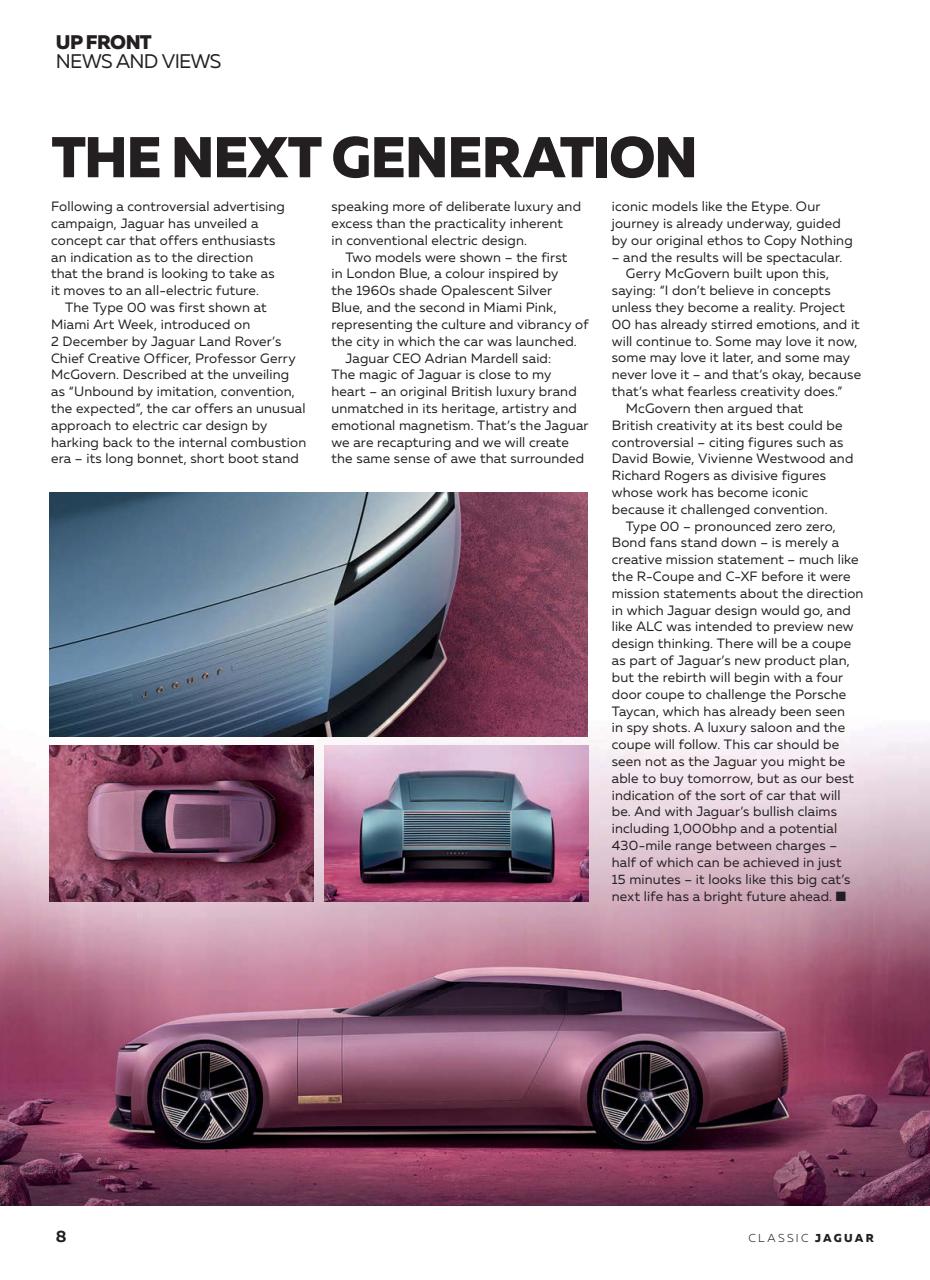 Classic Jaguar Preview Pages