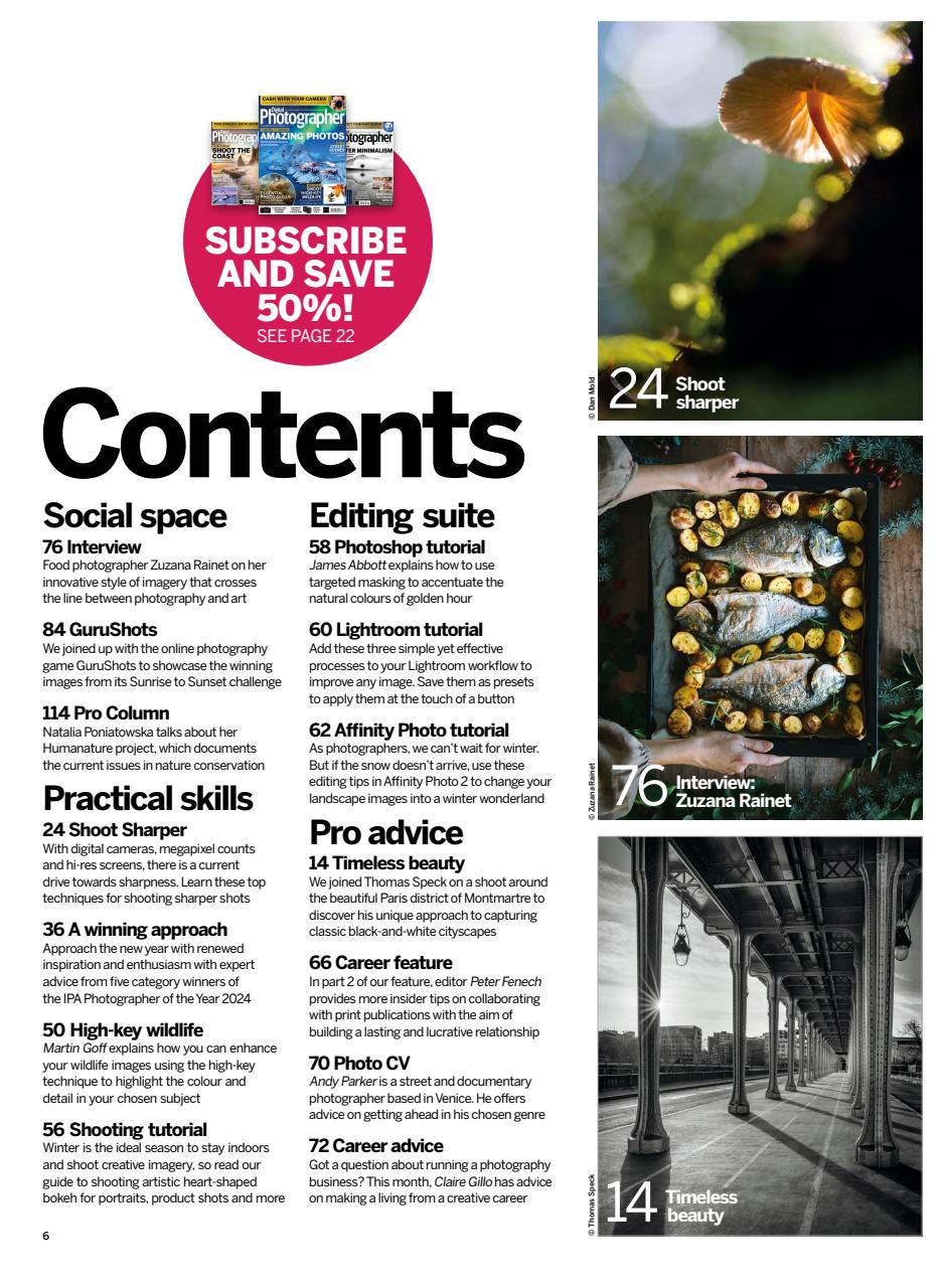 Digital Photographer Preview Pages