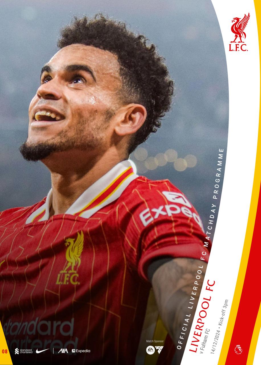 Liverpool FC Programmes Preview Pages