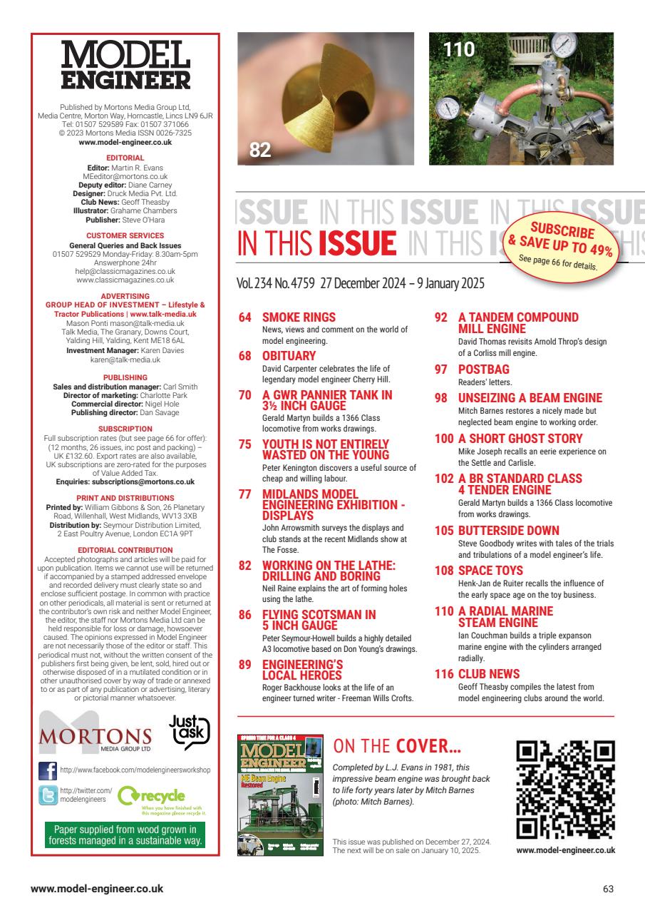 Model Engineer Preview Pages