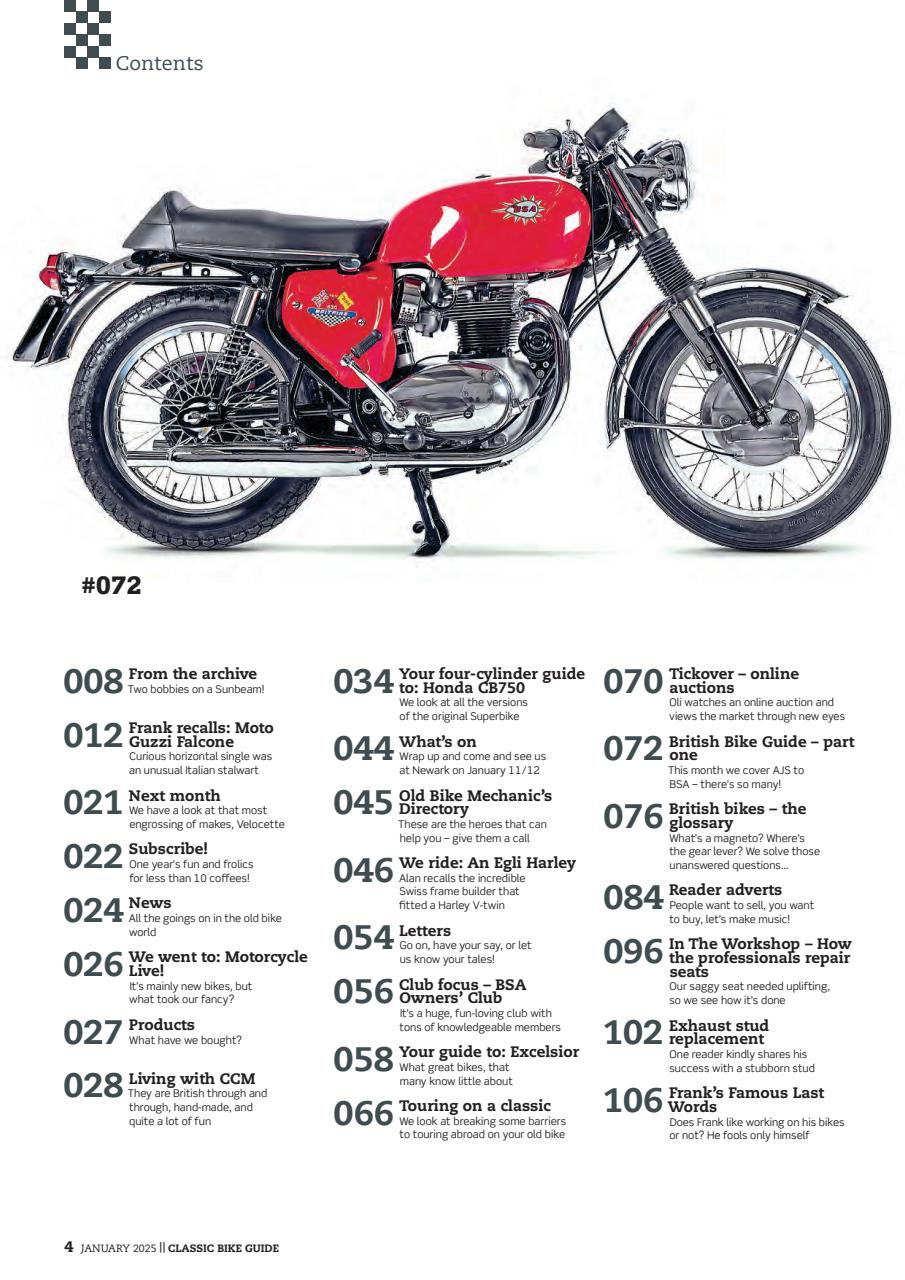 Classic Bike Guide Preview Pages