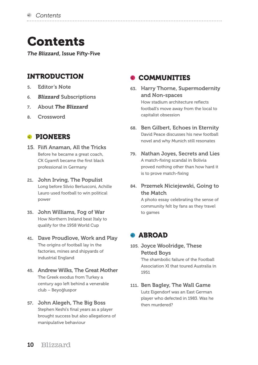 The Blizzard Preview Pages