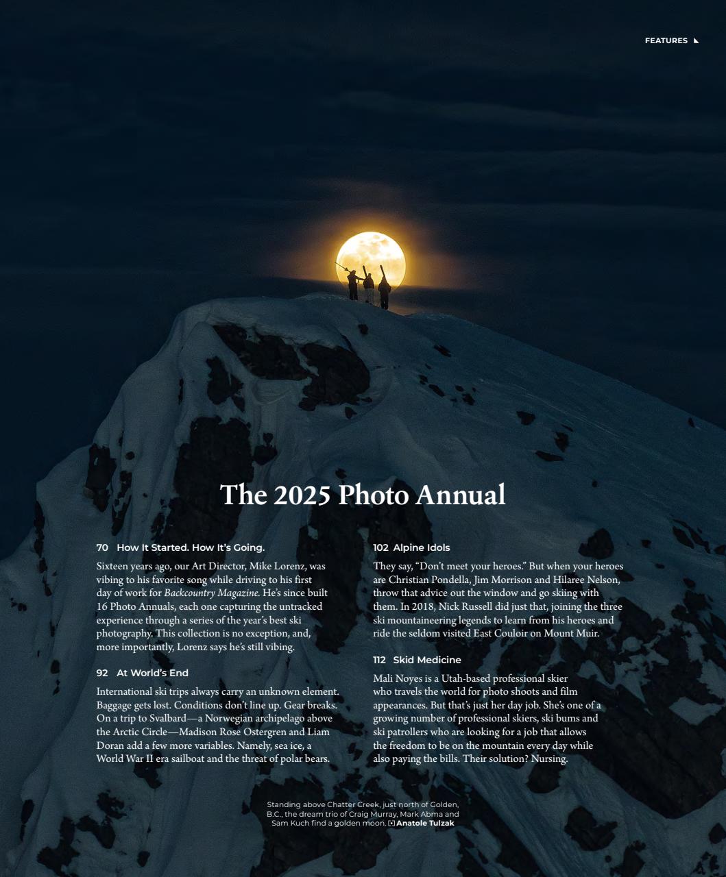 Backcountry Preview Pages