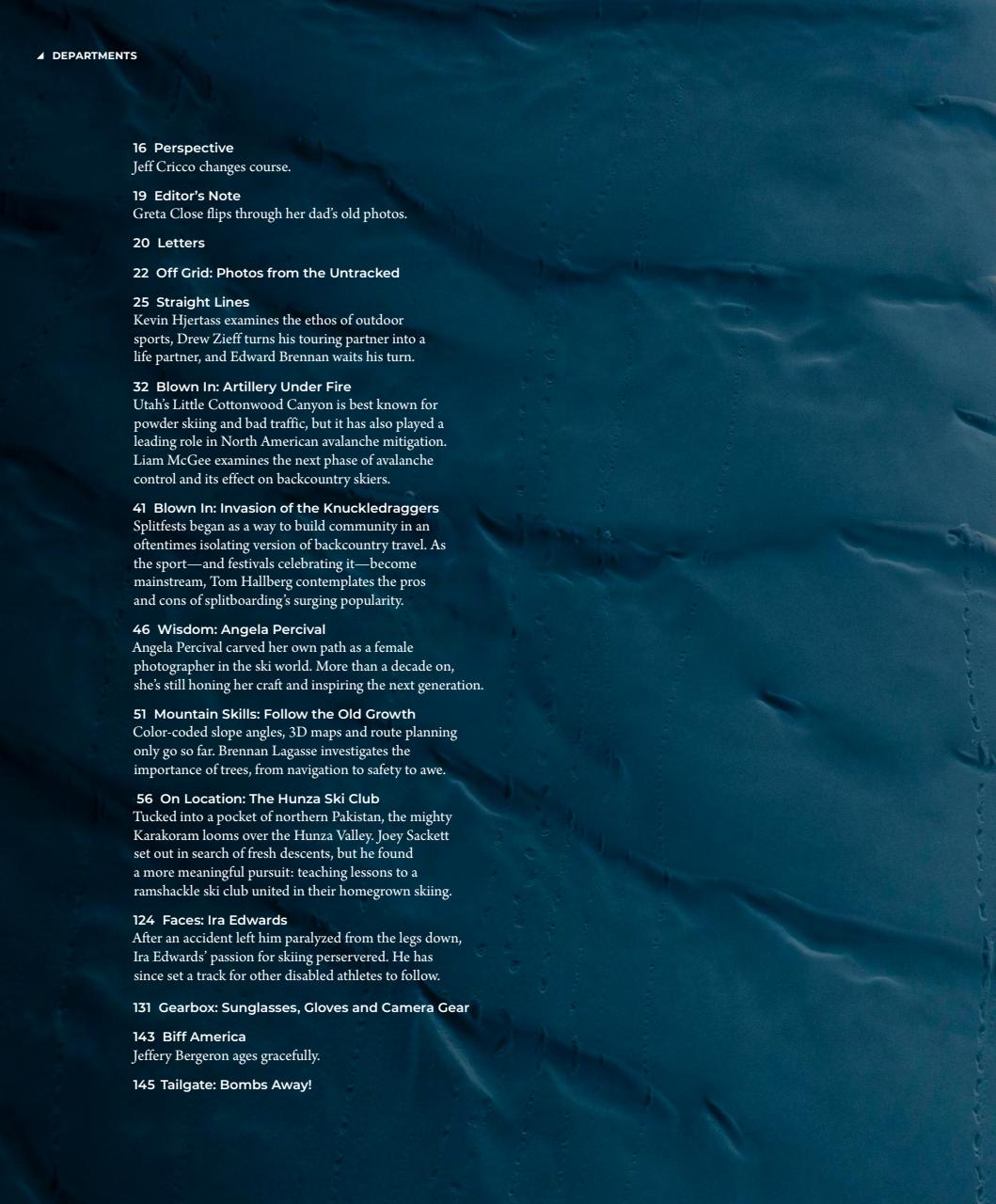 Backcountry Preview Pages