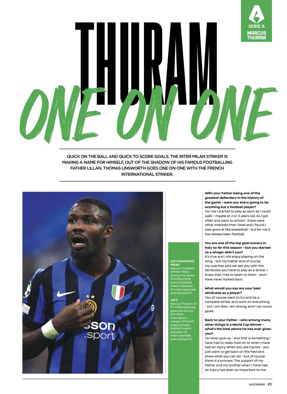 Soccer 360 Preview Pages