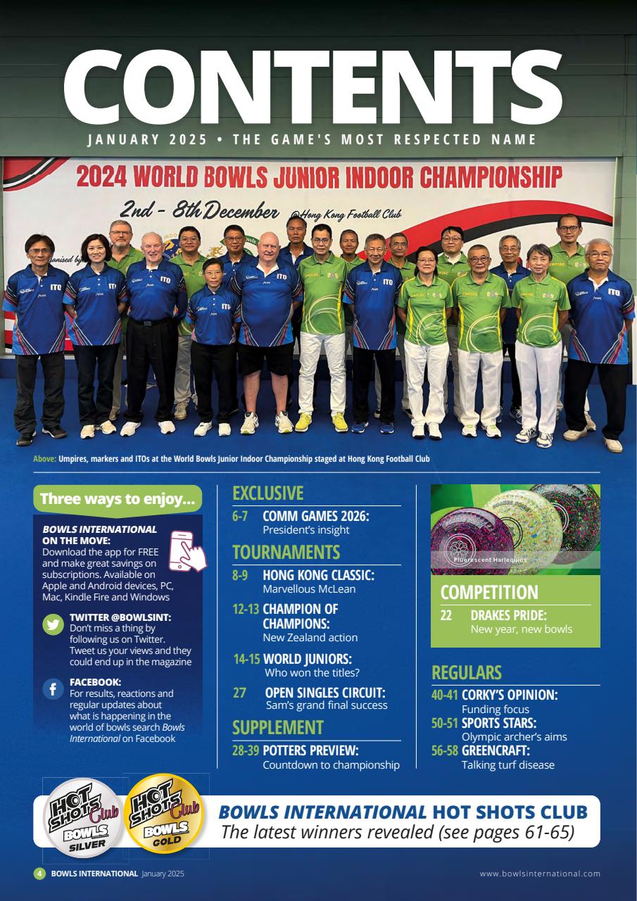 Bowls International Preview Pages