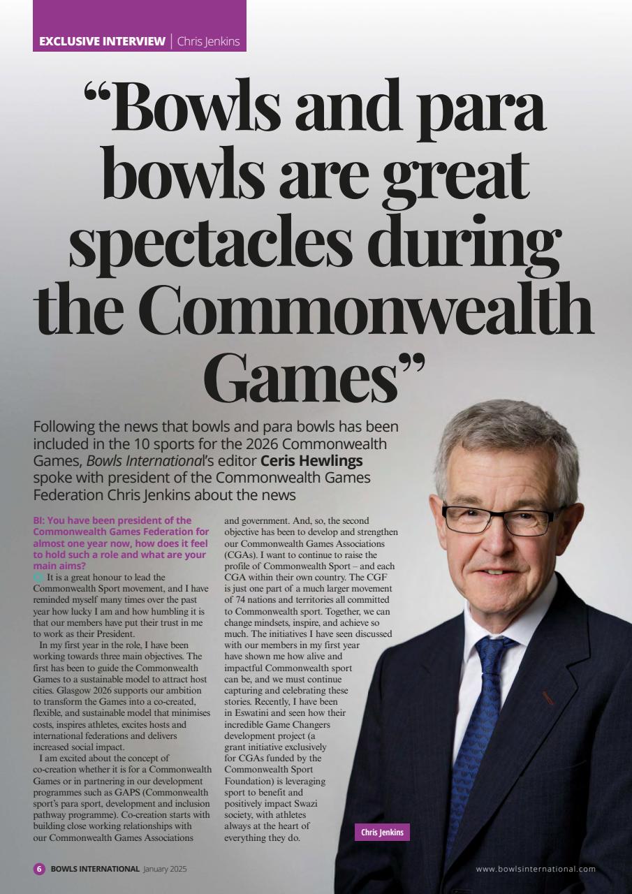 Bowls International Preview Pages