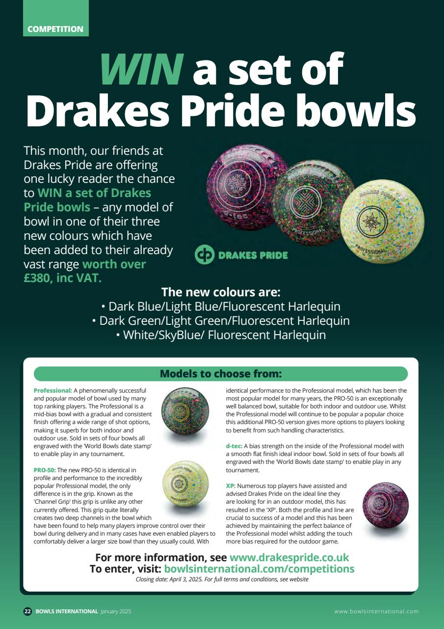 Bowls International Preview Pages