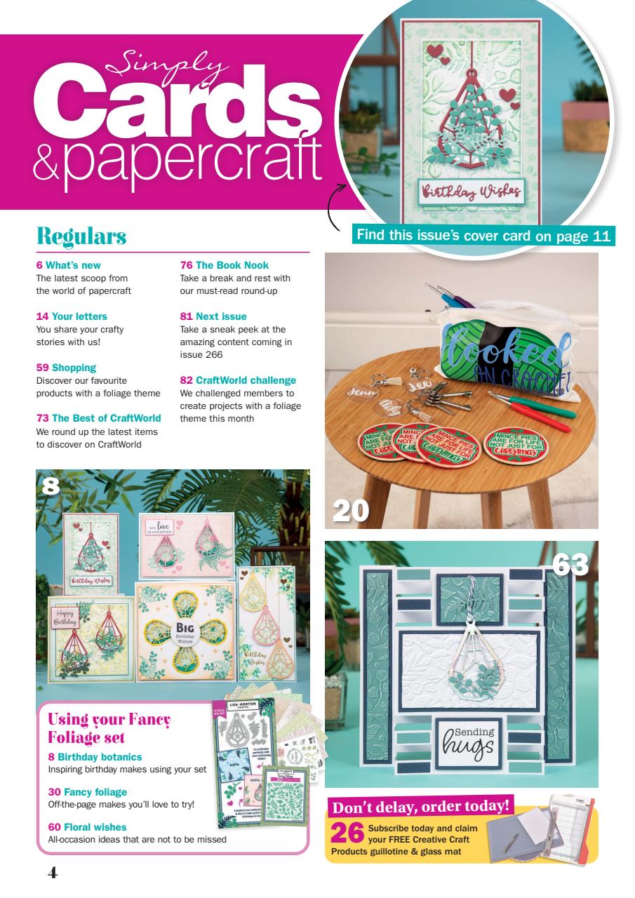 Simply Cards & Papercraft Preview Pages