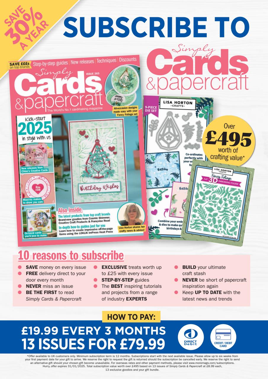 Simply Cards & Papercraft Preview Pages