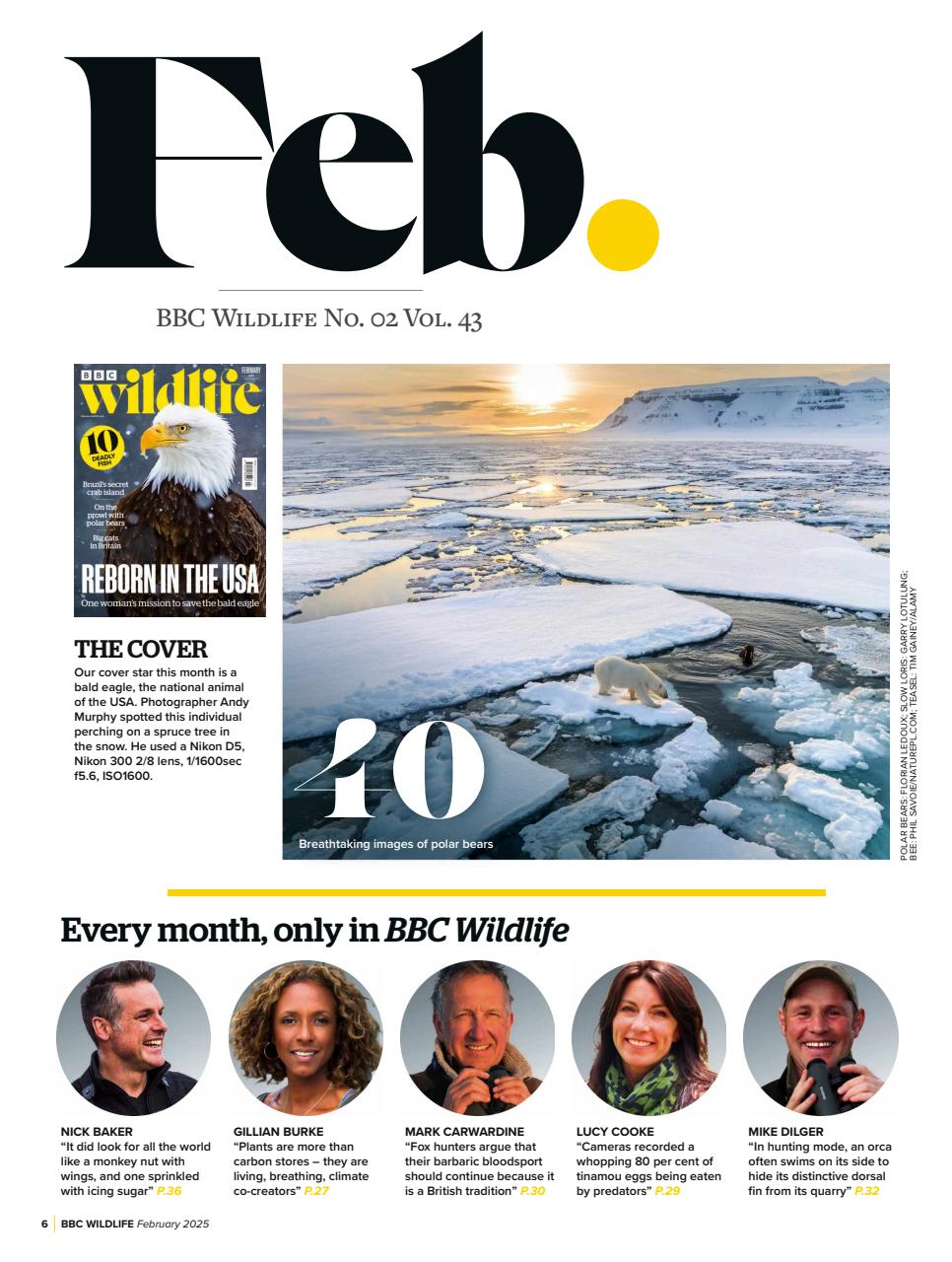BBC Wildlife Magazine Preview Pages