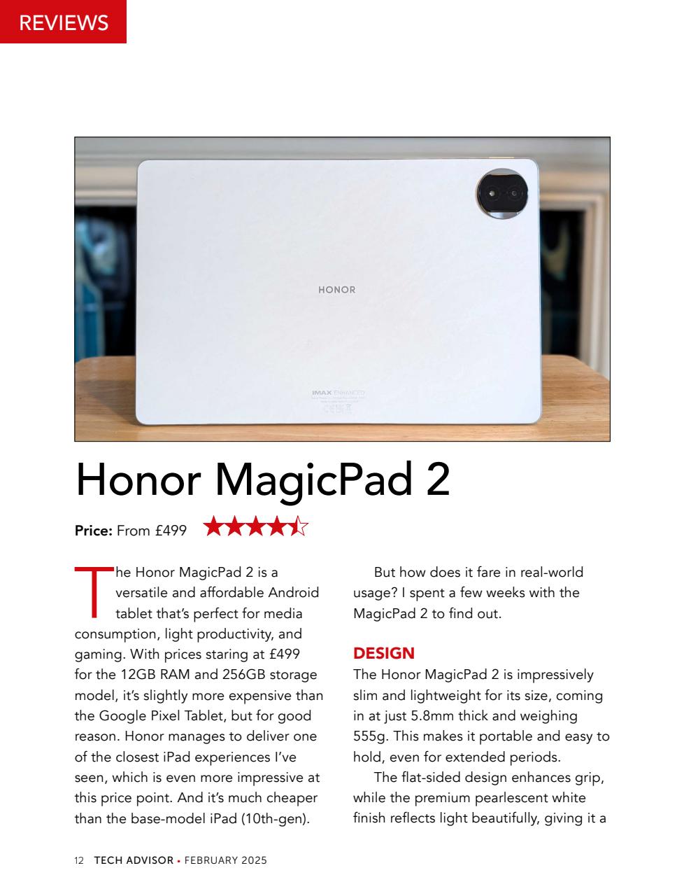 Tech Advisor Preview Pages