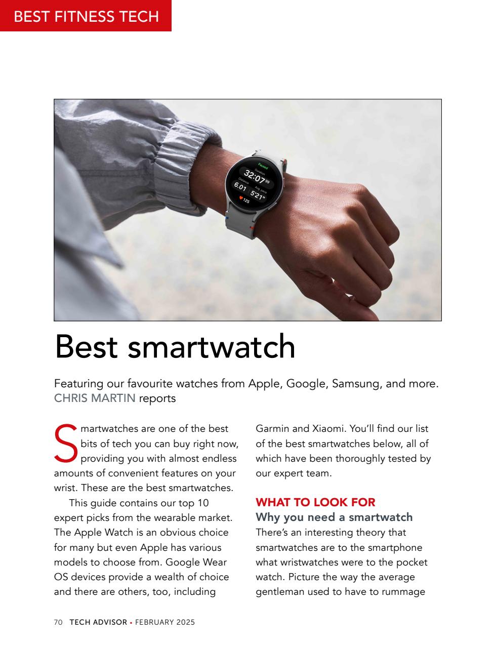 Tech Advisor Preview Pages