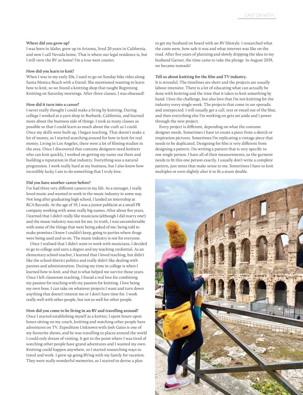 Knitting Preview Pages