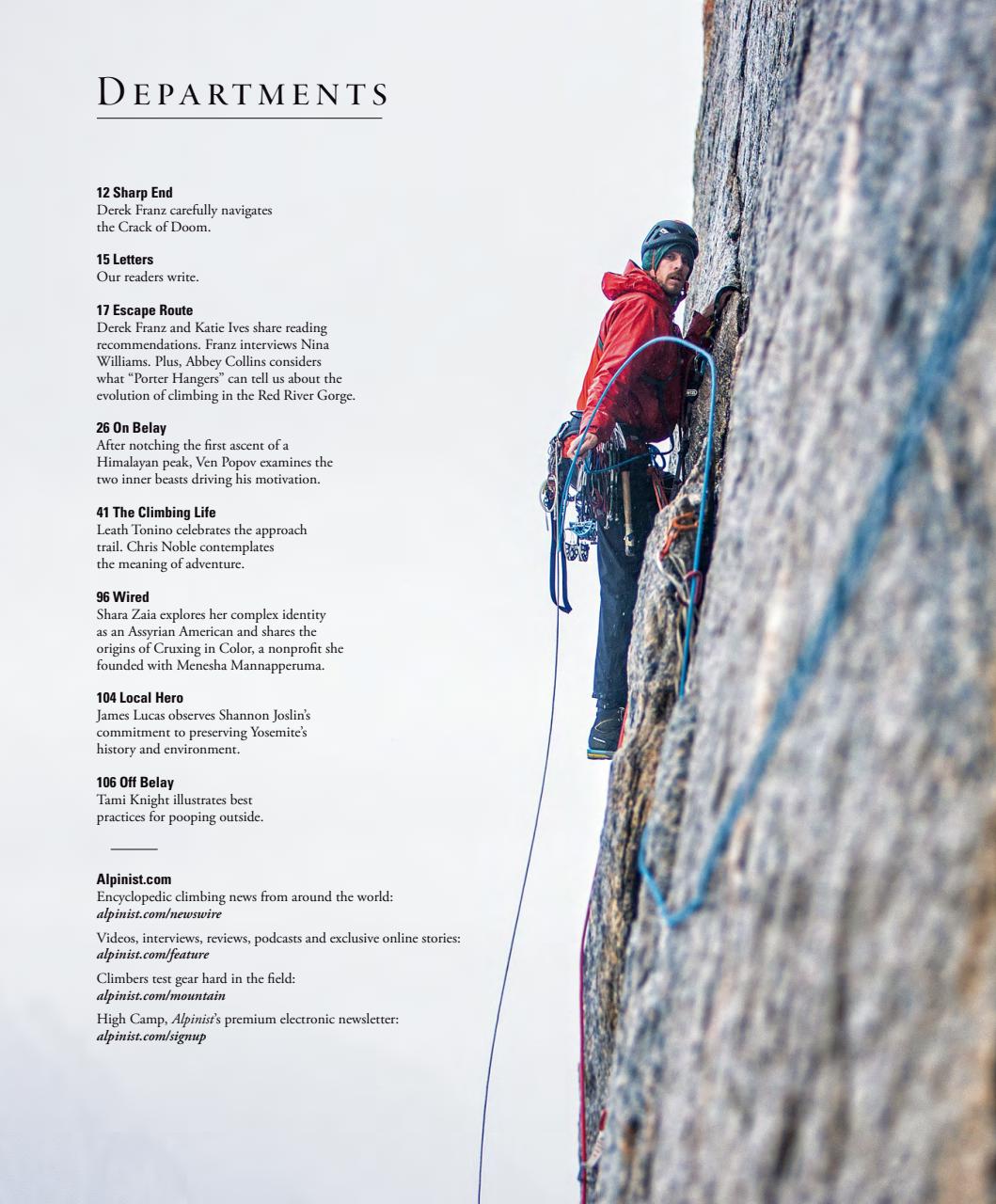 Alpinist Preview Pages