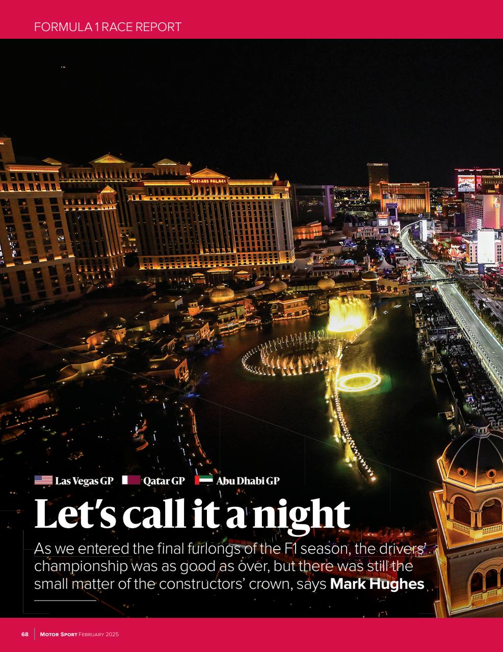 Motor Sport Magazine Preview Pages