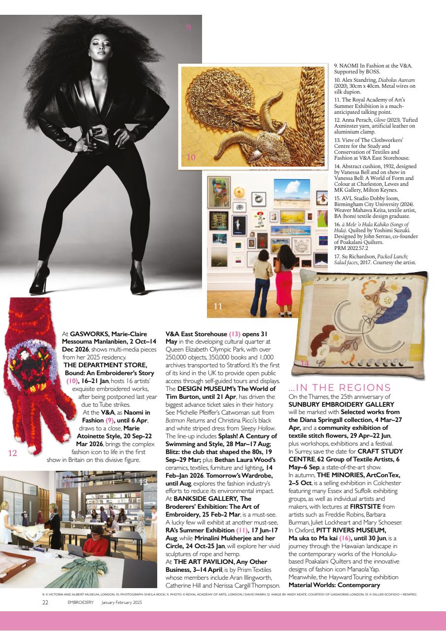 Embroidery Magazine Preview Pages
