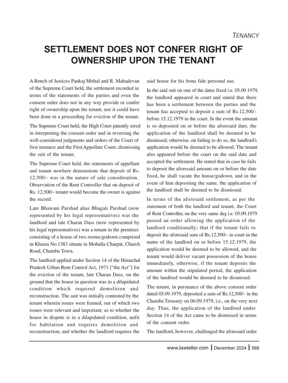 Lawteller – A Legal Awareness Magazine Preview Pages