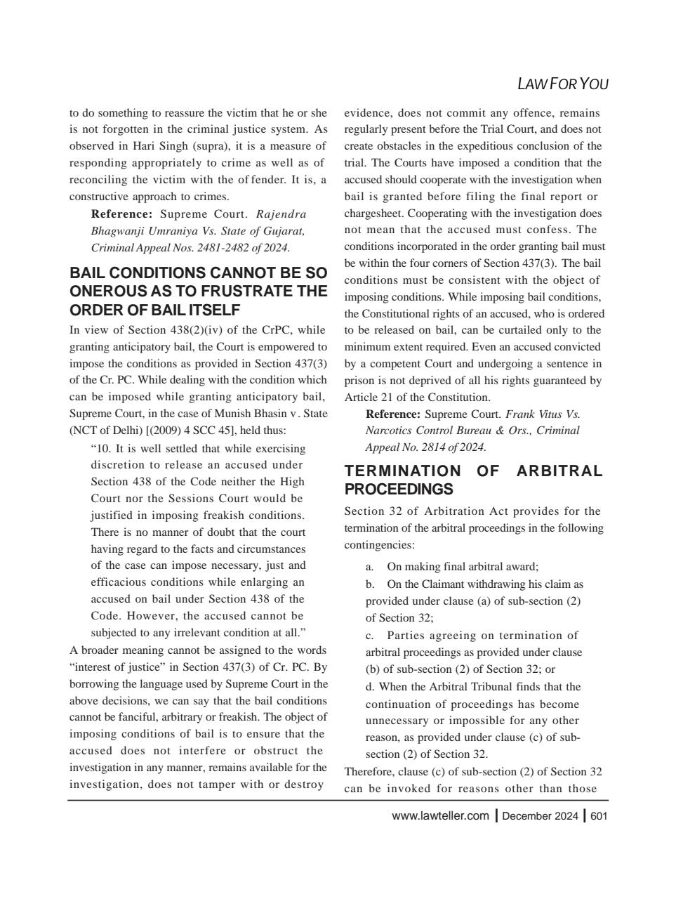 Lawteller – A Legal Awareness Magazine Preview Pages