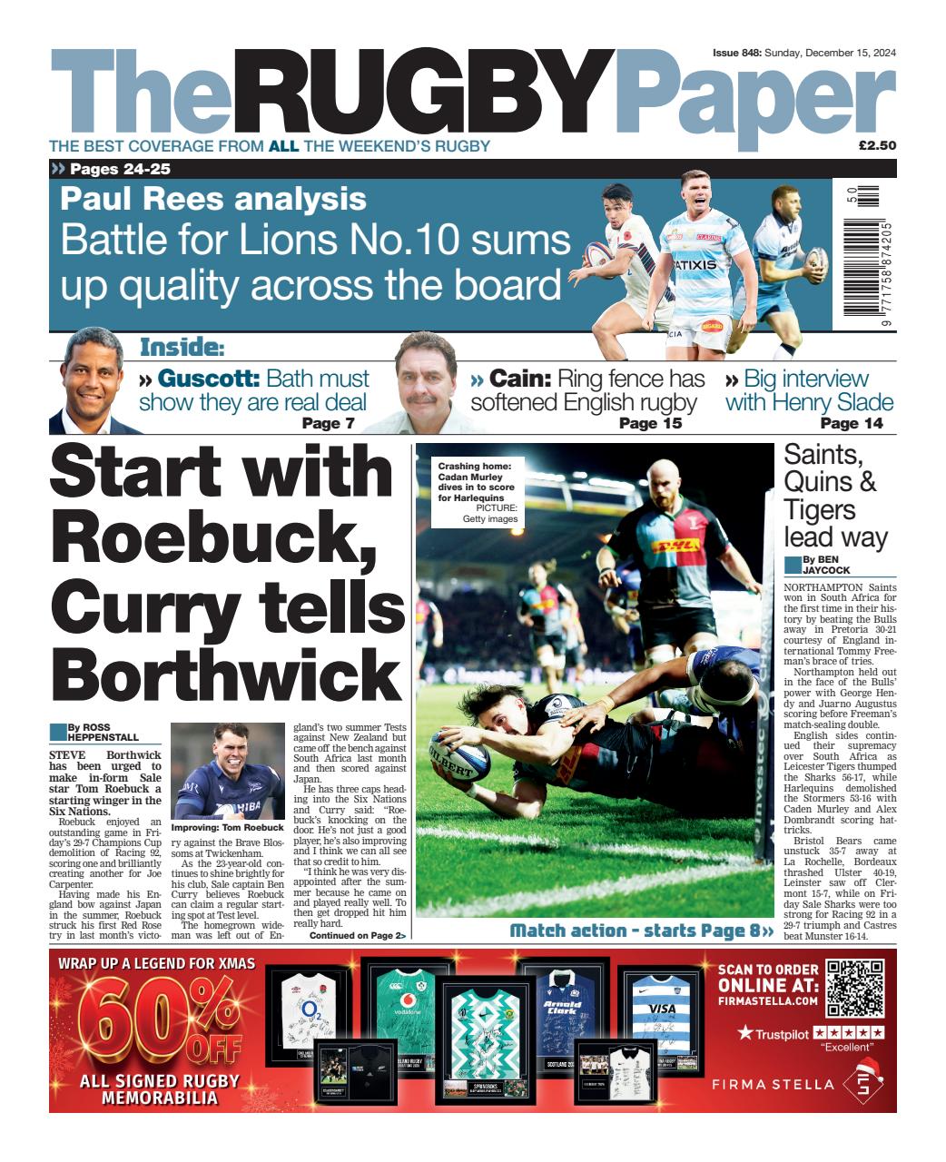 The Rugby Paper Preview Pages