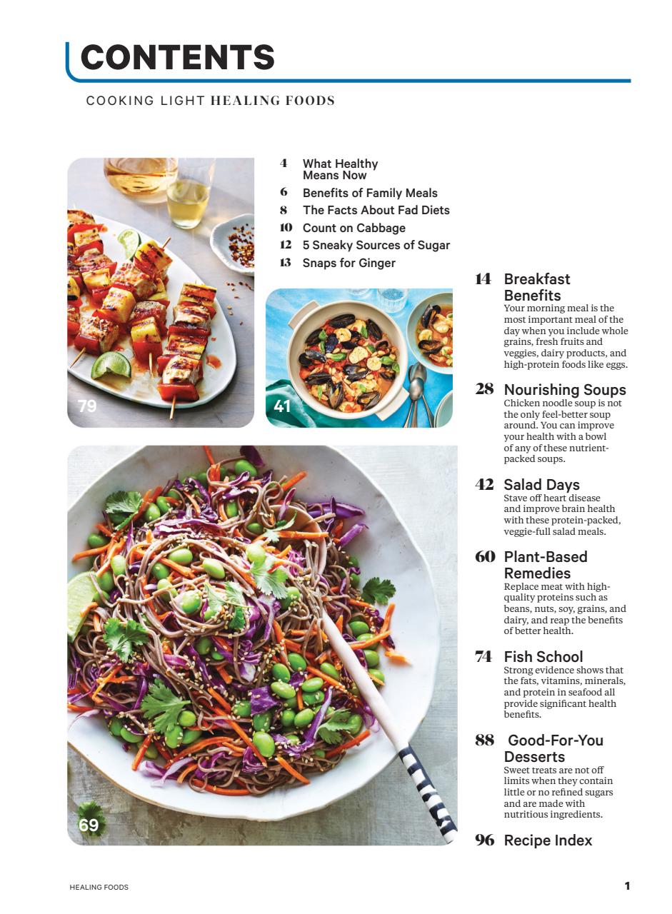 Cooking Light Preview Pages